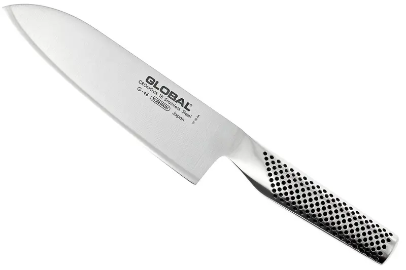 Global G46 Santoku Knife – 18 Cm Enhanced Blade For Multi-Tasking In Modern Kitchens 1