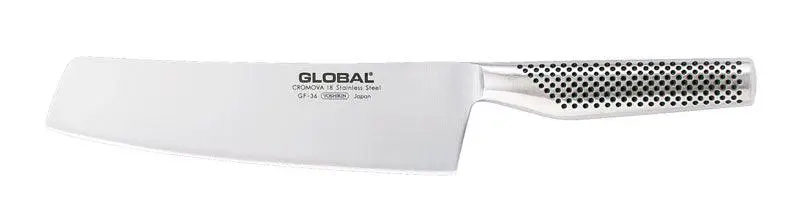 Global Gf36 Vegetable & Cleaver-Style Chopper – 20 Cm Broad Blade For Crushing, Mincing, And Chopping 1