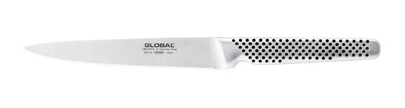 Global Gsf24 All-Purpose Knife With Honing Steel – 15 Cm 1