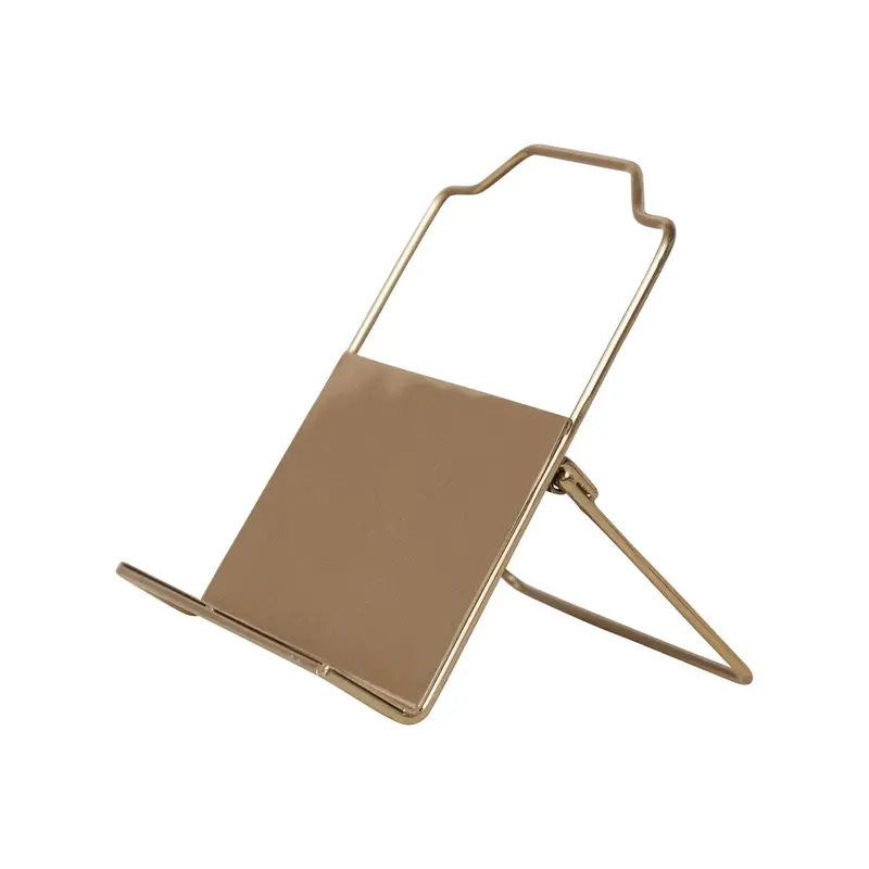 Gold Metal Adjustable Book Holder Stand 1