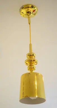 Gold Pendant Light Fixture 1