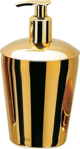 Golden Spa Liquid Soap Dispenser – Premium Metallic Design 1