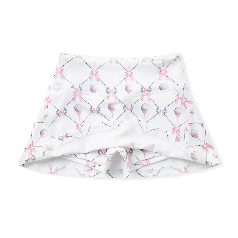 Golf-Inspired Tennis Skirt With Collar Detail 1