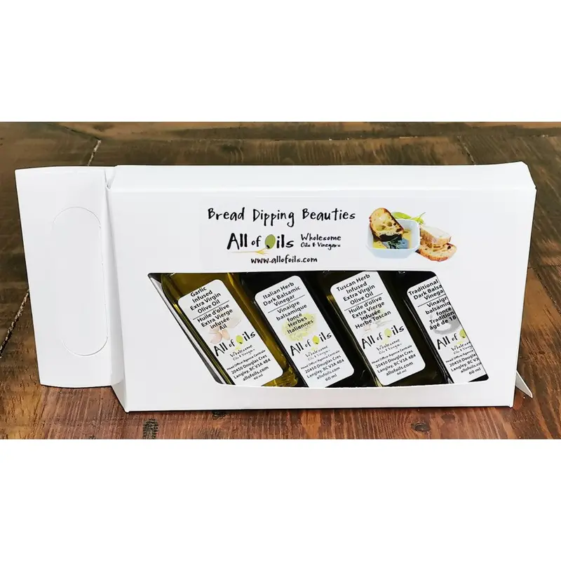 Gourmet Olive Oil And Aged Balsamic Vinegar Gift Set – 240Ml Each 1