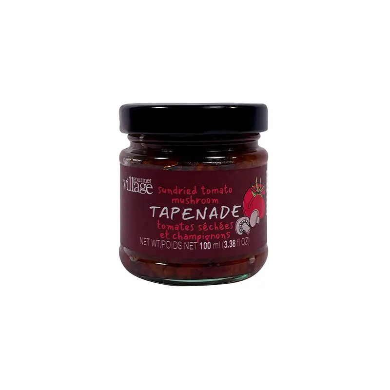Gourmet Village Sun-Dried Tomato & Mushroom Tapenade – Rich 100Ml Condiment 1