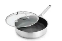 Greenpan Apex 24 Cm Stainless Steel Saucepan With Tempered Glass Lid 1