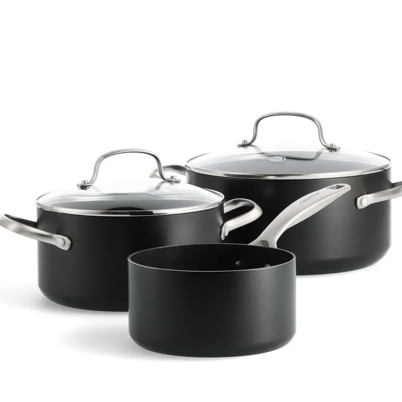 Greenpan Copenhagen Ceramic Non-Stick 3-Piece Cookware Set (16/18/20 Cm) 1