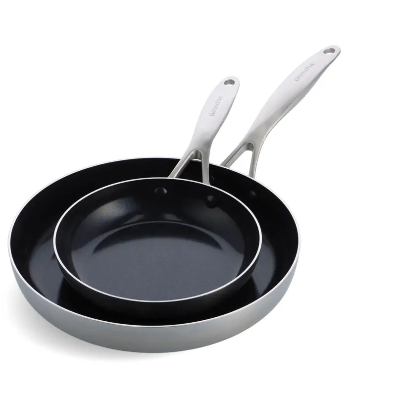 Greenpan Geneva 2-Piece Fry Pan Set – 20 & 28 Cm 1