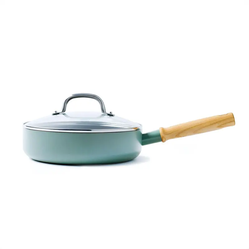 Greenpan Mayflower 24 Cm Straight-Sided Sauté Pan With Lid (3.1 L) 1