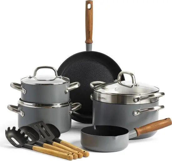Greenpan Mayflower Pro 13-Piece Ceramic Non-Stick Cookware Set 1