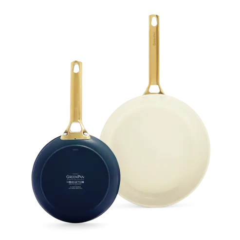 Greenpan Padova Oxford Blue Ceramic Non-Stick Fry Pan Set – 2-Piece (20 Cm & 26 Cm) 1
