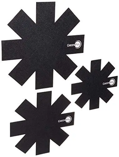 Greenpan Protective Pan Cover Set – 3-Piece, Black 1
