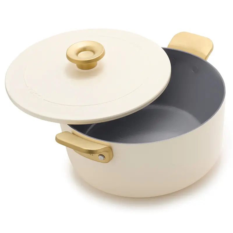 Greenpan Tucci White 6.5L Stainless Steel Dutch Oven With Lid – 26 Cm 1
