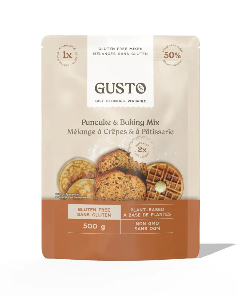 Gusto Gluten-Free Pancake And All-Purpose Baking Mix 1