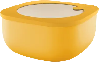 Guzzini Eco Store&More Shallow Storage Container – 1.9L In Mango Yellow 1