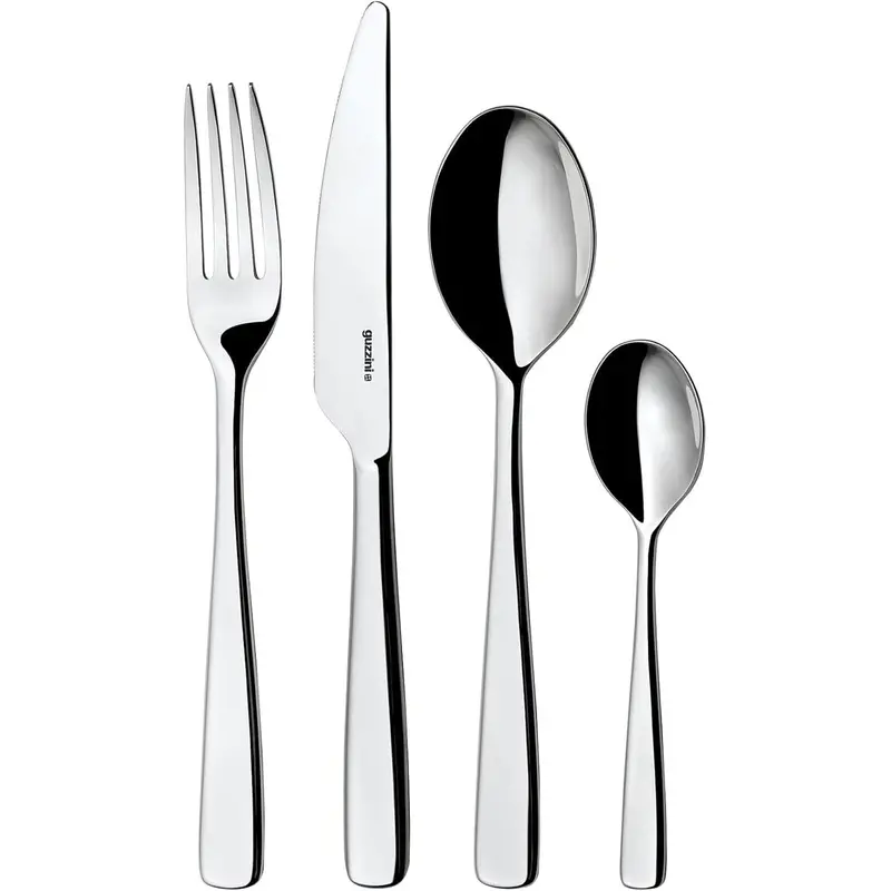 Guzzini 'Grace' 24-Piece Stainless Steel Cutlery Set – Modern Italian Flatware 1