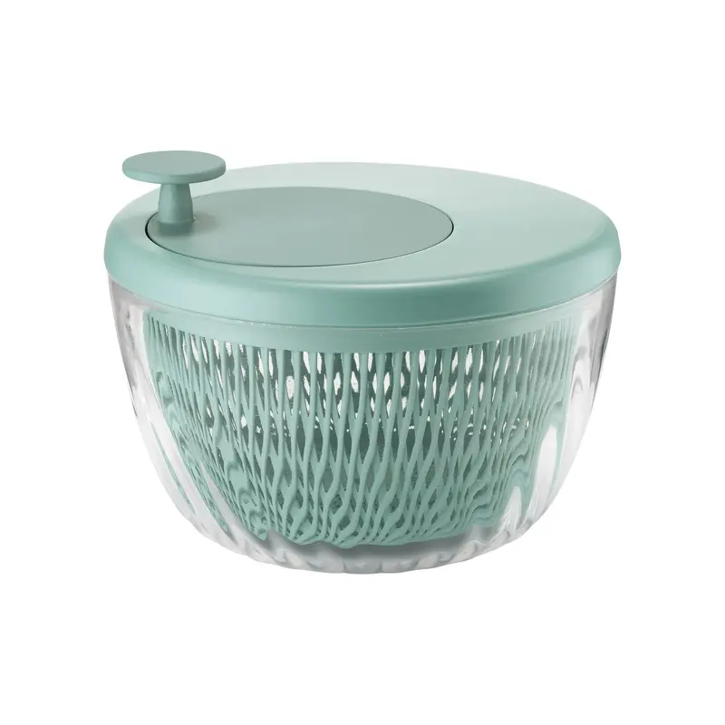 Guzzini Olive Green Salad Spinner & Storage Bowl (26 Cm) – All-In-One Italian Kitchen Tool 1