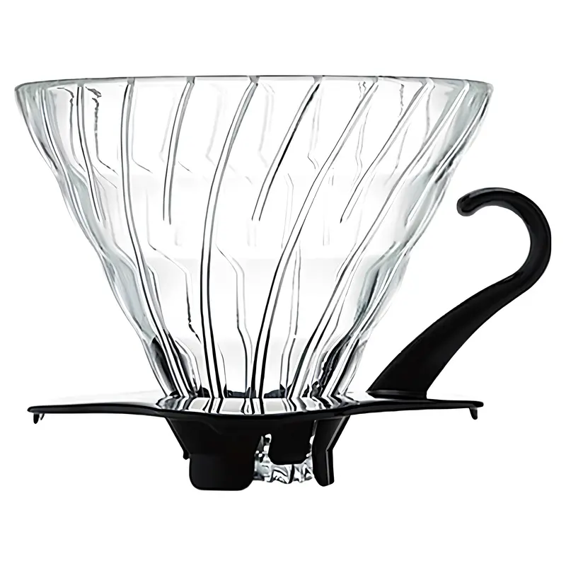 Hario V60 Black Glass Coffee Dripper 1