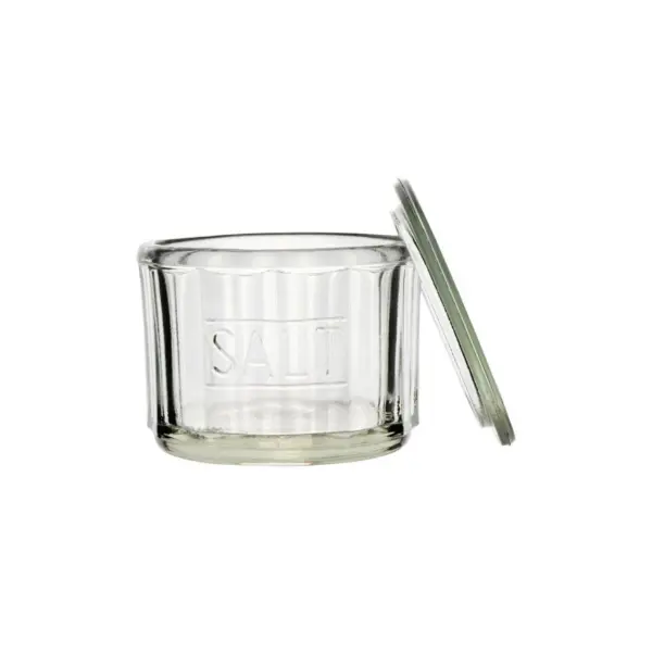 Hemingway Vintage Pressed Glass Salt Cellar 1