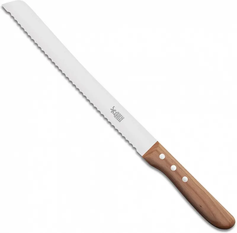 Herder Windmolen Bread Knife – Stainless Steel Blade, Cherry Wood Handle 1