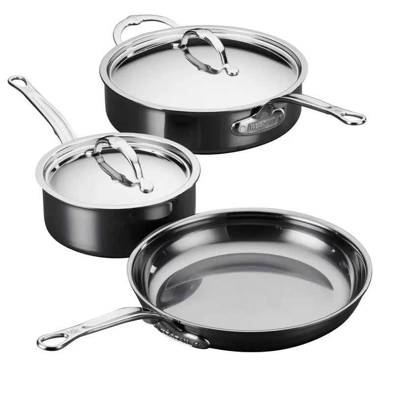 Hestan Nanobond 5-Piece Titanium-Reinforced Cookware Set – Italian-Made (Model 60038) 1