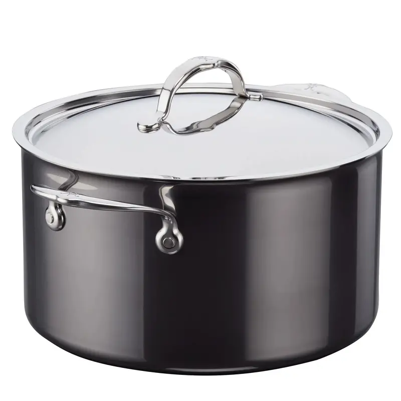 Hestan Nanobond 8 Qt (26 Cm) Titanium-Reinforced Stock Pot – Italian-Made 1