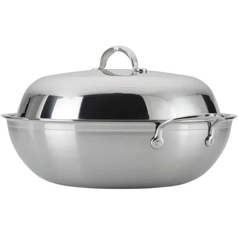 Hestan Probond 36 Cm Italian-Made Clad Stainless Steel Wok 1