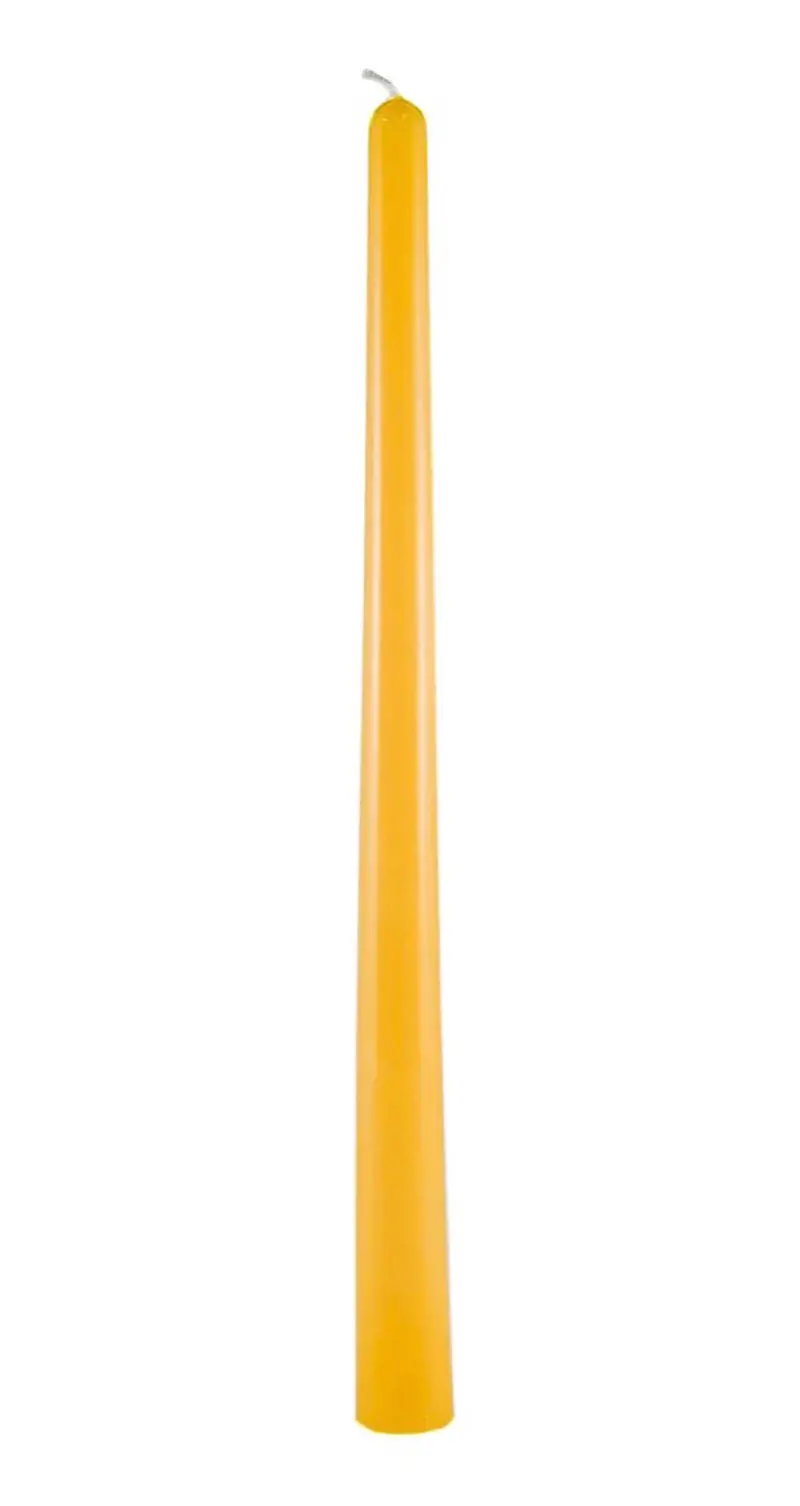 Honey Candles 12-Inch Pure Beeswax Taper Candles – Natural, Smokeless, Slow-Burning 1