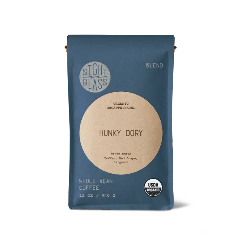 Hunky Dory Decaf Whole Bean Coffee 1