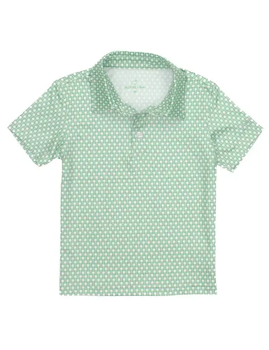 Inlet Tee Time Polo For Boys 1