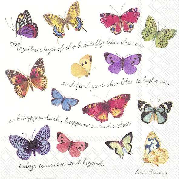Irish Blessing Luncheon Napkins – 33×33 Cm, Pack Of 20 1