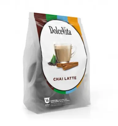 Italfoods Chai Latte Soluble Mix For Dolce Gusto Devices – 16-Pod Package 1