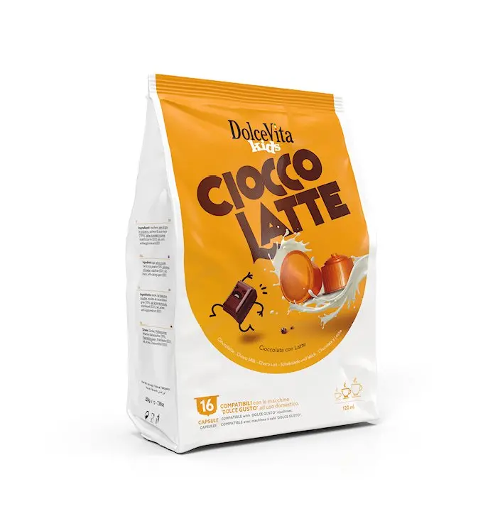 Italfoods Chocolate Milk Soluble Powder For Nespresso Capsule Machines – 10-Pod Pack 1