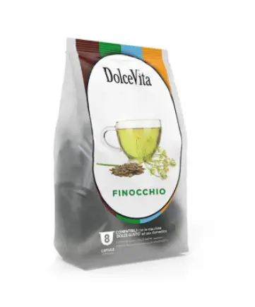 Italfoods Fennel Herbal Infusion For Dolce Gusto Systems – 8-Pod Tin 1