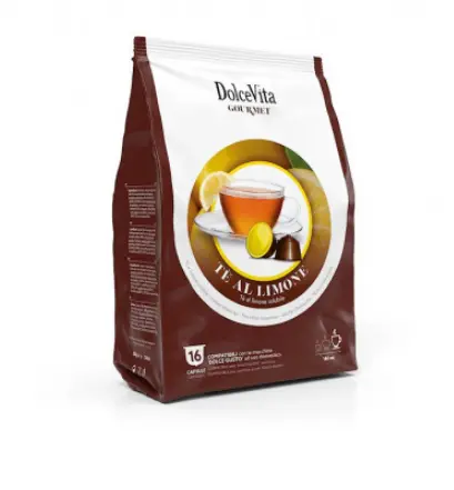 Italfoods Lemon Tea Soluble Powder For Dolce Gusto Devices – 16-Pod Package 1