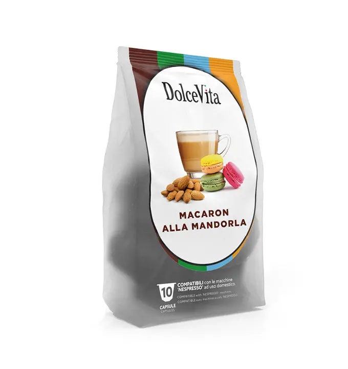Italfoods Nespresso Almond Macaron Soluble Coffee Pods – 10-Count 1