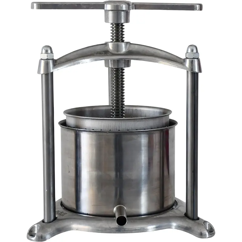 Italian-Made Professional Torchietto Vegetable Press – 2.5L Heavy-Duty Brass Construction 1