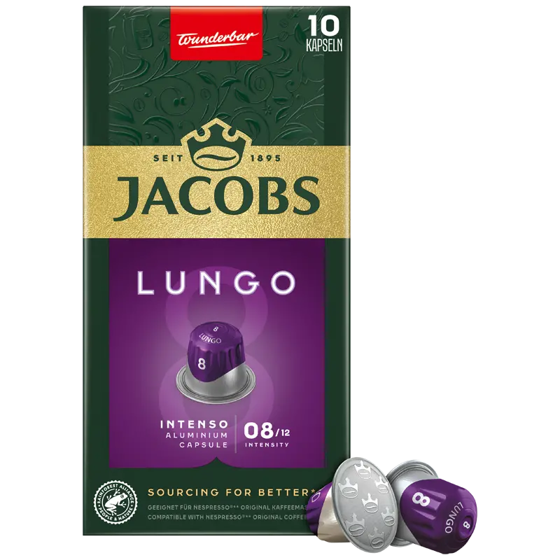 Jacobs Nespresso Lungo 8 Intenso Capsules – Pack Of 10 1