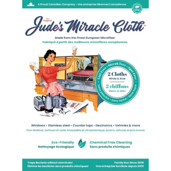 Jude'S Miracle Ultra-Soft Microfiber Cleaning Cloths 1