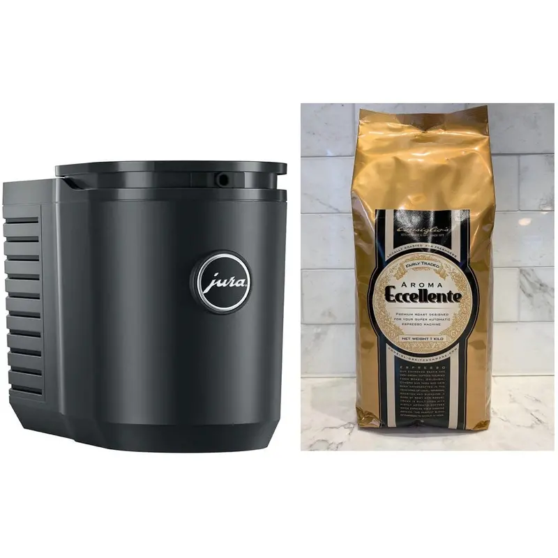 Jura Cool Control Milk Chiller (0.6L) With Aroma Eccellente Coffee Beans (1 Kg) 1