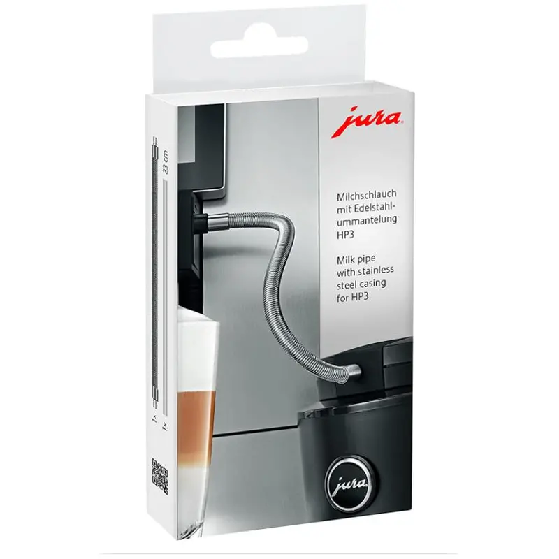 Jura Stainless Steel Milk Pipe – 23 Cm, Fits Hp3 Models (Part #24114) 1