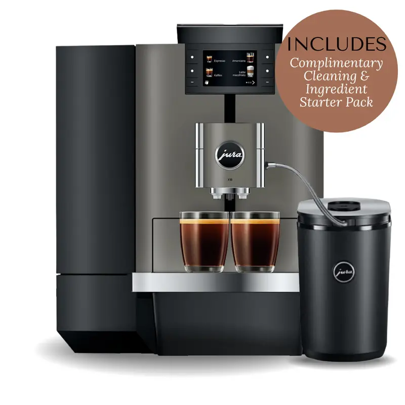 Jura X10 Commercial-Grade Coffee Maker With 2.5L Cool Control Chiller 1
