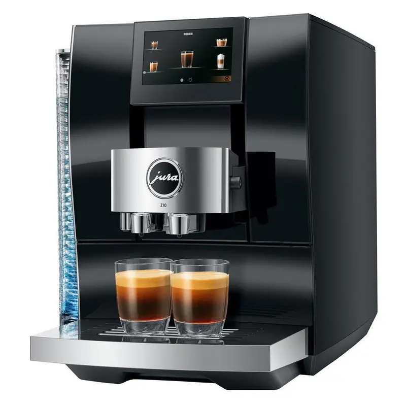 Jura Z10 Diamond Black Super-Automatic Espresso Machine – 32 Hot & Cold Specialty Drinks, Model #15464 1