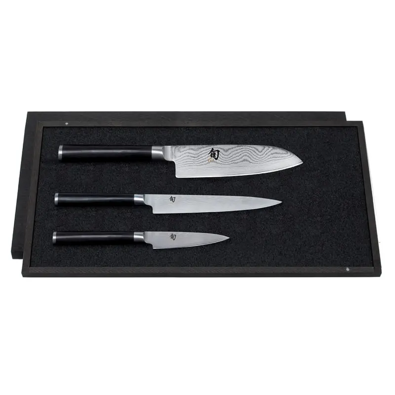 Kai Dms-310 3-Piece Chef Knife Set – Includes Santoku, Chef’S, And Paring Knives 1