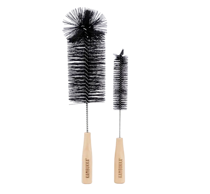 Kambukka Brushing Bros Bottle Cleaning Set – 2-Brush Kit With Varying Bristle Lengths 1