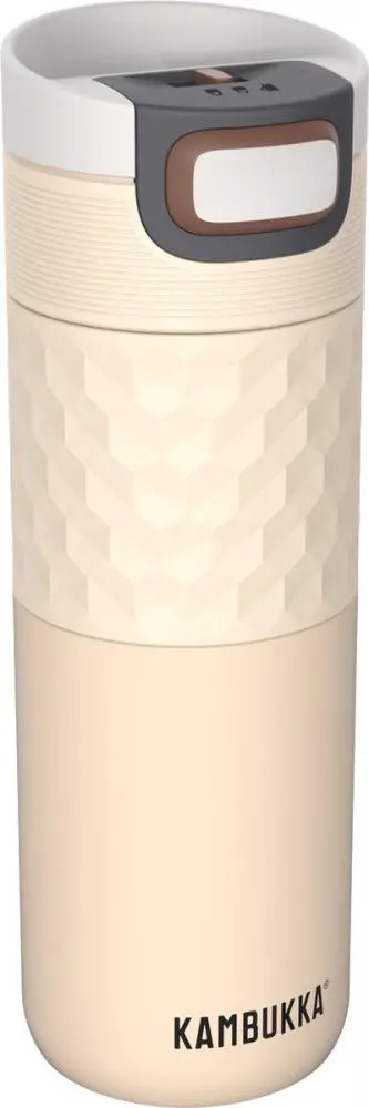 Kambukka Etna Grip Travel Tumbler – 500 Ml Double-Wall Insulation, Barely Beige 1