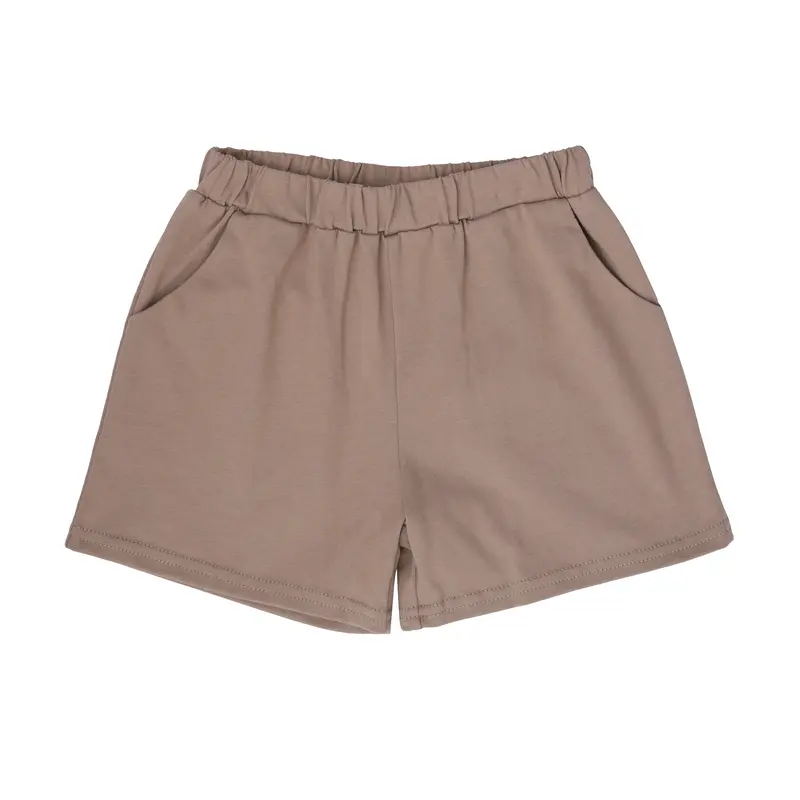 Khaki Pocket Denim Shorts 1