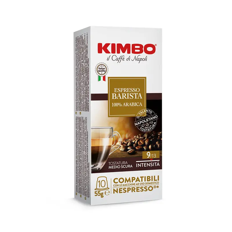 Kimbo Barista Armonia 100% Arabica Nespresso Capsules – 10-Count Box 1