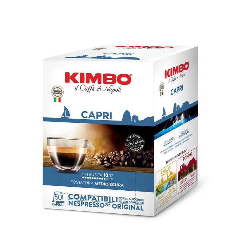 Kimbo Meraviglie Del Gusto Capri Nespresso Capsules – 50-Capsule Pack 1