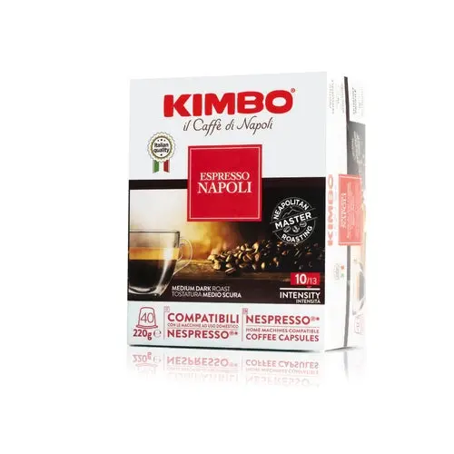 Kimbo Napoli Espresso Capsules For Nespresso – 40-Pack 1